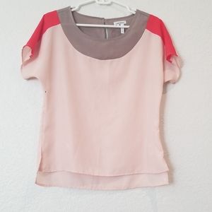 4/$20Manoukian (BCBG) Pink top, xs, hardly worn